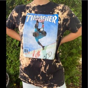Customized Thrasher and Oakley collab t shirt